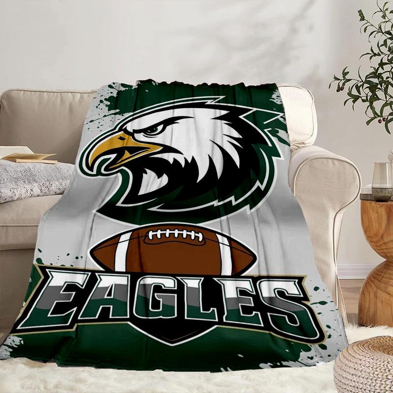 Philadelphia Eagles Portable Blanket/Soft Blanket Bedding Blanket Suitable for Travel Camping Living Rooms Offices Sofas Fan Gifts