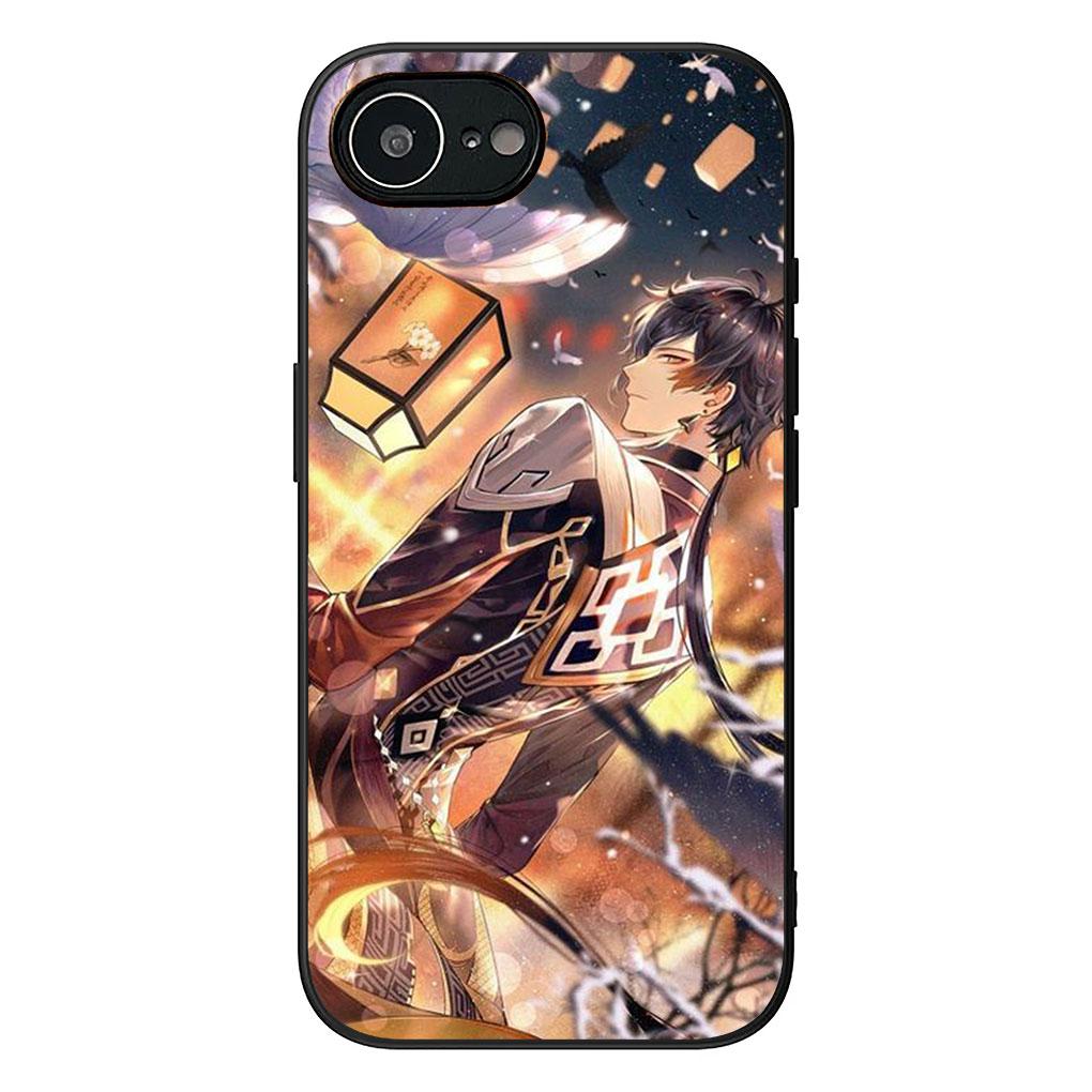 Phone Cover for Samsung Galaxy Note 20 9 8 S8 S10 S9 Plus A54 A33 A21S A31 M21 S10E A17 Case Zhong Li Genshins HuTao Xiao Impact