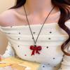 Jewelry Personalized Gifts Heart Pendant Sweater Chain Casual Necklace  For Women Girls