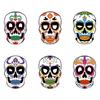 Mexican Day Of The Dead Halloween Party Decoration Masquerade Paper Skull Diy Mask Customization