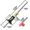 Adjustable Wheel Marking Gauge Cemented Carbide Wheel Scribe Tool  For Woodworking