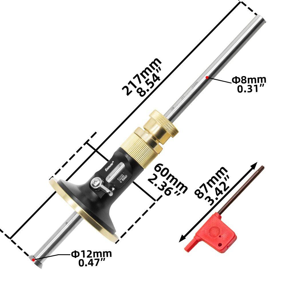 Adjustable Wheel Marking Gauge Cemented Carbide Wheel Scribe Tool  For Woodworking