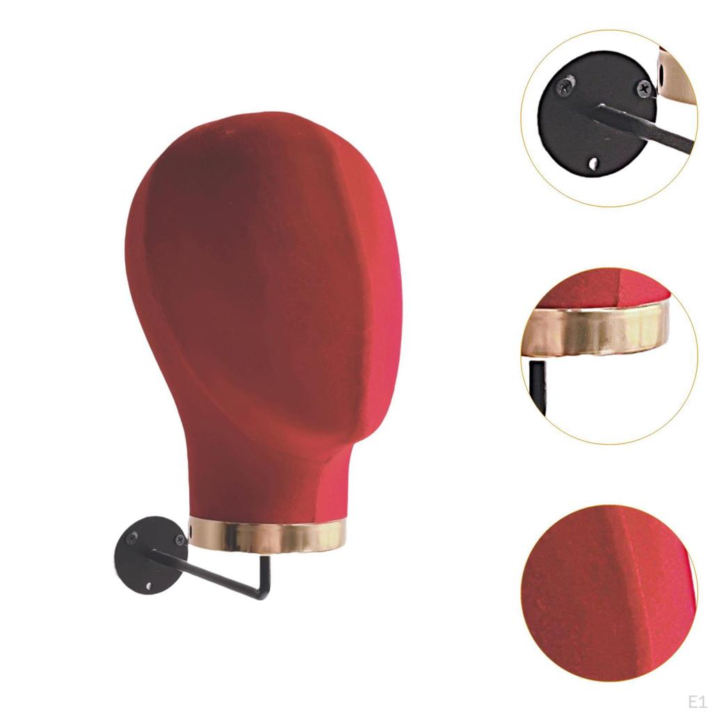 Настенное крепление для головы манекена, держатель для парика, многофункциональная подставка для манекена, вешалка для шляп