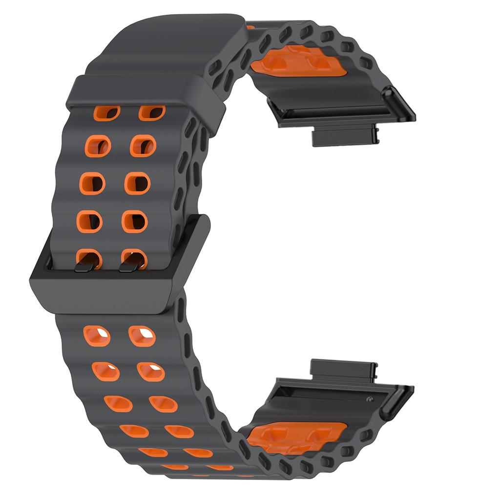 Силиконовый ремешок для Redmi Watch 5, ремешок для Redmi Watch 4, Xiaomi Mi Band 8 Pro/9 Pro, двухцветный дышащий ремешок, спортивный браслет