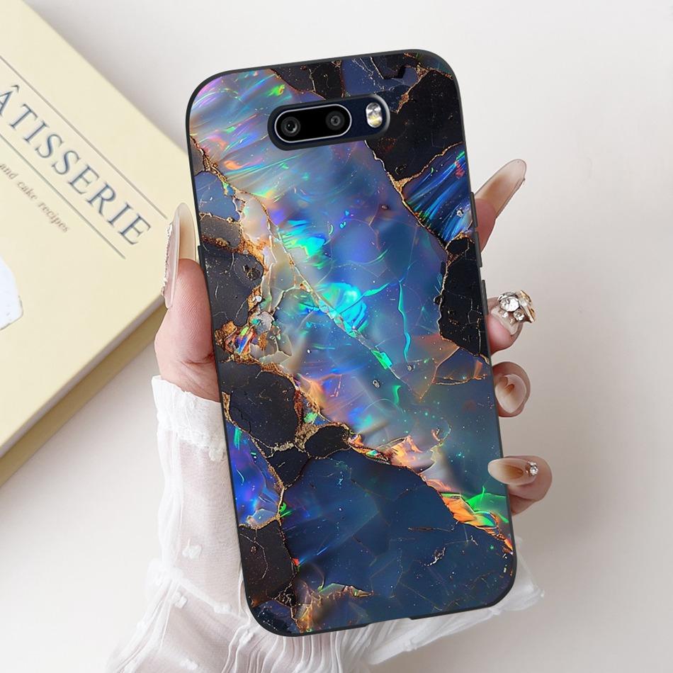 Для LG V50S ThinQ / V50 ThinQ 5G Новый Милый Мультяшный Цветочный Чехол для Телефона Для LG V50 V50S ThinQ Черный Силиконовый Мягкий Чехол