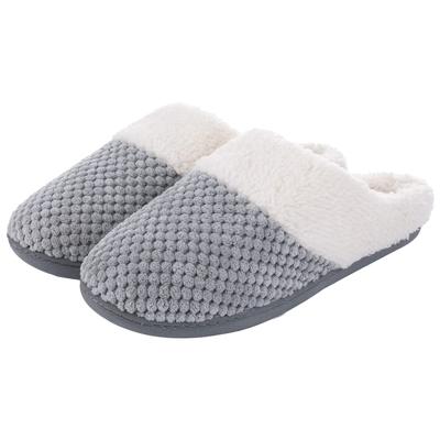 Модные пушистые женские домашние тапочки Litfun с плюшевой подкладкой, уютные зимние, унисекс, домашние шлепанцы, нескользящие, теплые, с эффектом памяти, домашние хлопковые тапочки