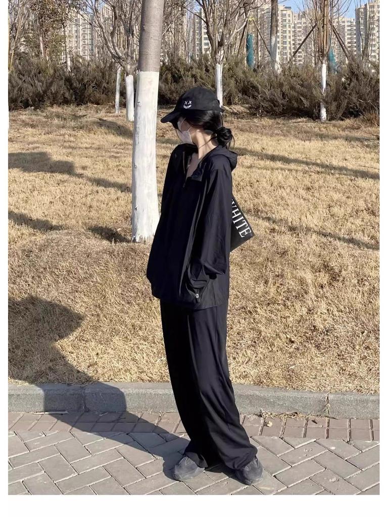 Женская летняя куртка-кардиган с капюшоном из ледяного шелка для защиты от УФ-лучей, 2025