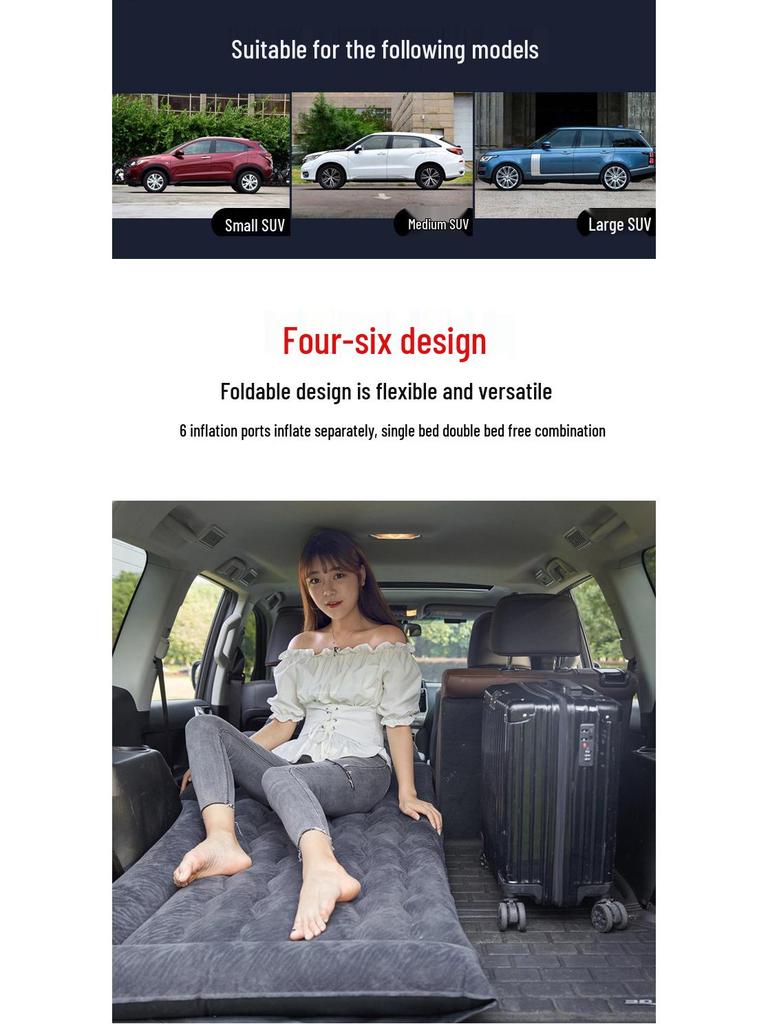 Надувной матрас в багажник внедорожника для путешествий и самостоятельных туров