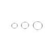 Surgical Steel Nose Studs Small Thin Lip Stus Hoop Ring Earring Body Piercing