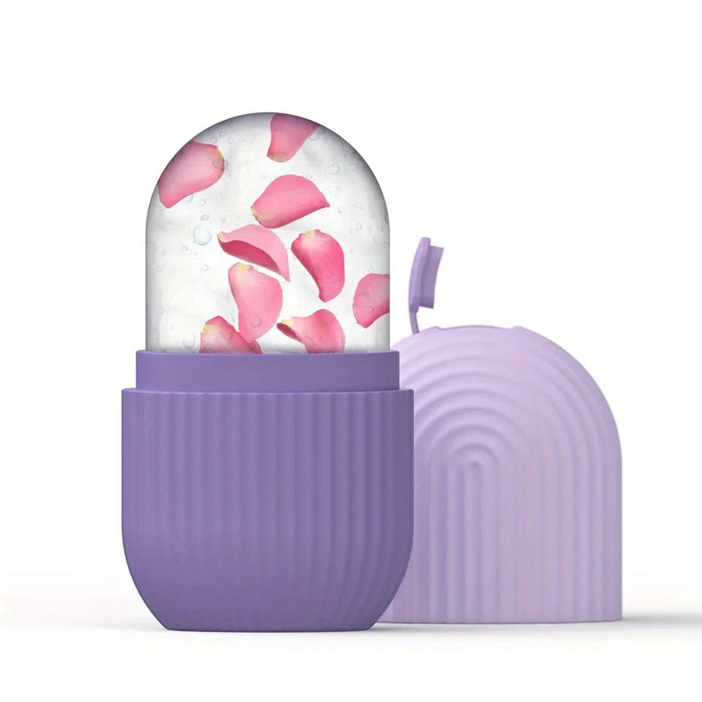 Ледяной ролик для лица и глаз Массаж лица Силиконовая форма для льда для красоты лица Снятие отечности Массажер для лица Инструменты для ухода за кожей