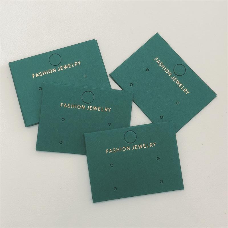 50 шт. простых бумажных этикеток, подарочные бирки ручной работы, бирки для ювелирных изделий, заколки для волос, аксессуары для волос, складная упаковочная карточка