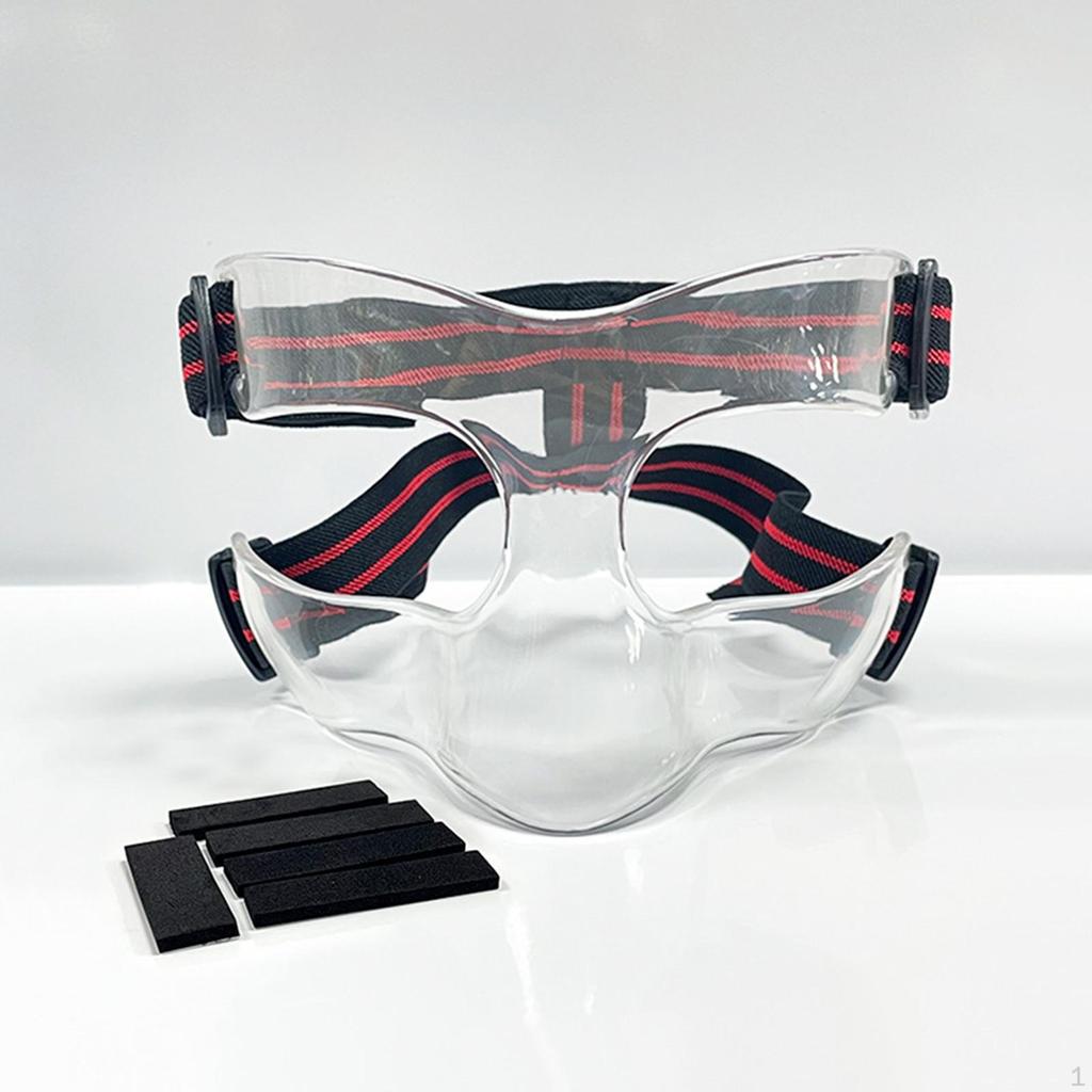 Регулируемая защитная маска для носа, маска для баскетболистов и футболистов