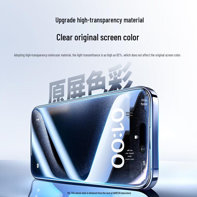 Ugreen Защитное стекло для экрана iPhone 15 Pro Max (2-Pack)