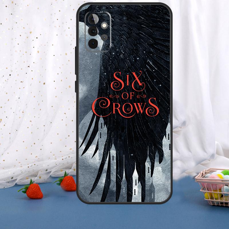 Шесть Ворон Для Samsung Galaxy A55 A35 A05 A52 A32 A22 A54 A14 A16 A26 A36 A56 A06 A15 A53 A33 A13 Чехол