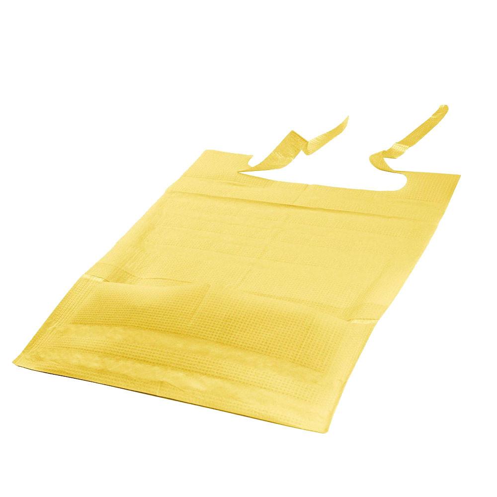 Dental Bib With Pocket 39cm x 48cm Yellow Foiled 54g Dentixpro 50pcs