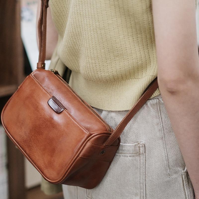 Women's Bag Mahjong Bag Retro Pillow Bag Commuter All-match Small Square Bag Single Shoulder Crossbody Bag Senior Sense Women's Bag