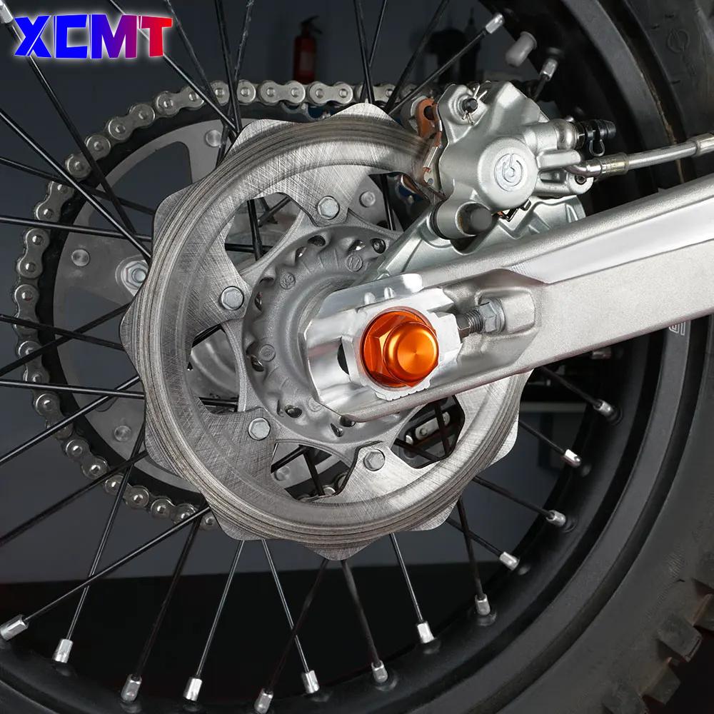 Front Wheel Lock Nut Bolt Rear Chain Adjuster Axle Block Wheel Axle Nut Cocer CNC For KTM SX SXF XC XCF EXC EXCF XCW SMR 85-530