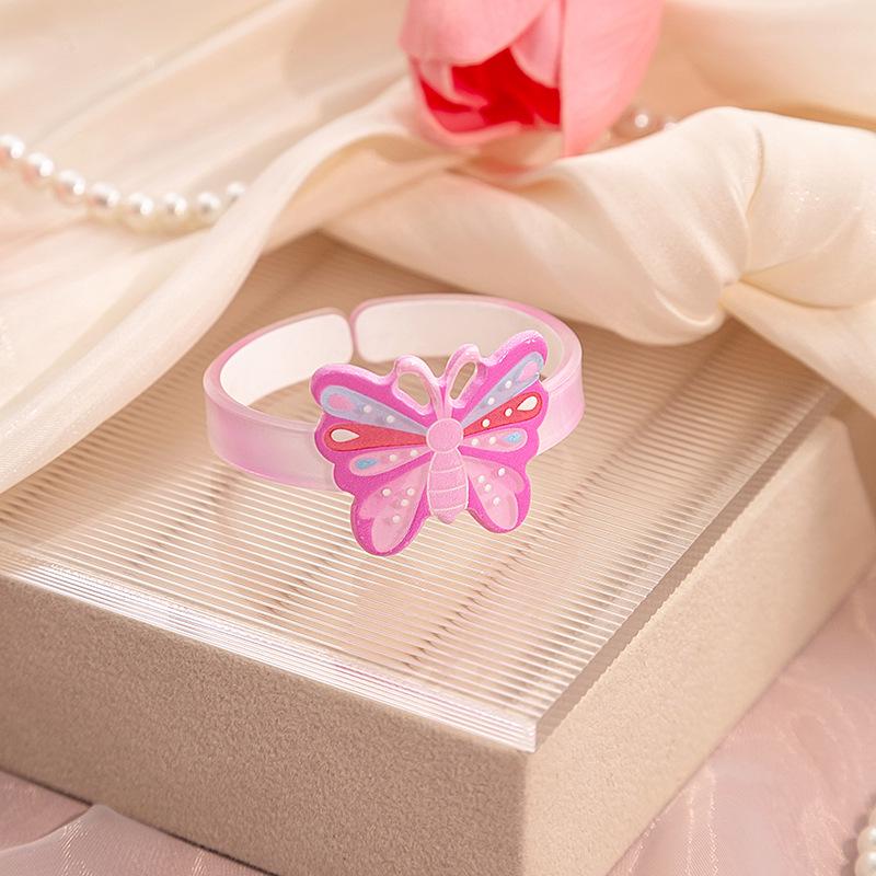 Очаровательный детский браслет с бабочкой и подсолнухом - Милые мультяшные цветочные украшения