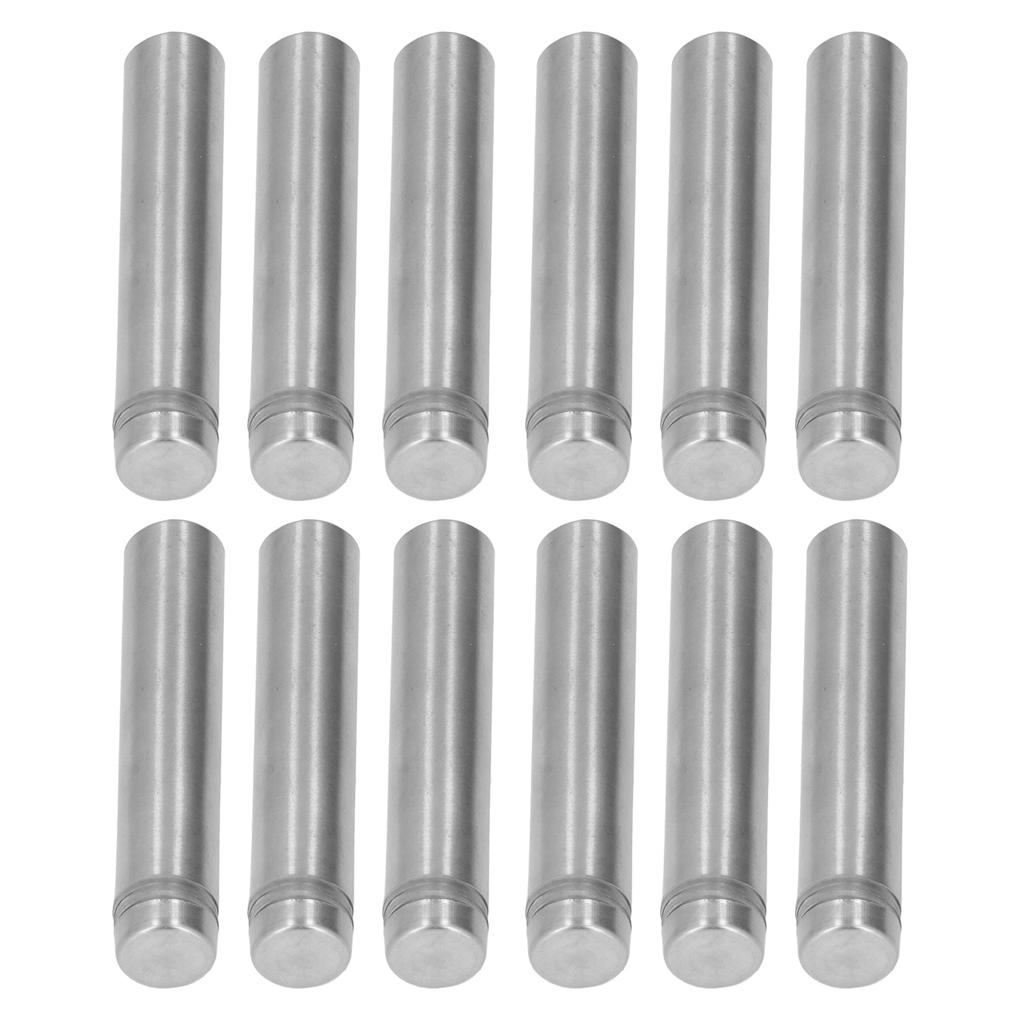 12 шт. Винт-стойка из нержавеющей стали 12x60 мм Крепежные винты для держателя таблички с дюбелями