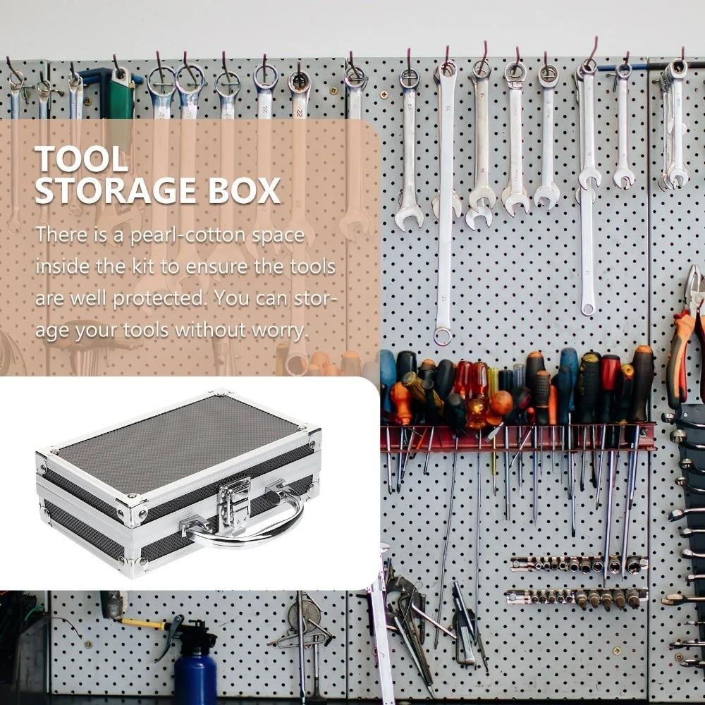 Impact Resistant Aluminum Zinc Zinc Alloy Tool Box Drop-Resistant Safety Briefcase Tool Organization