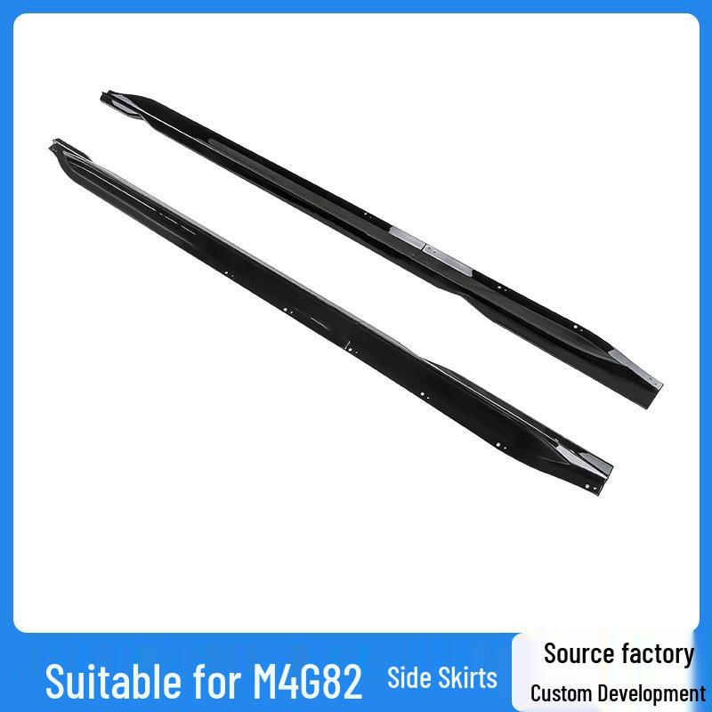BMW M4 G82/G83 Maxton Комплект боковых юбок и спойлер-накладка