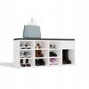 Open Shoe Cabinet Tallin White
