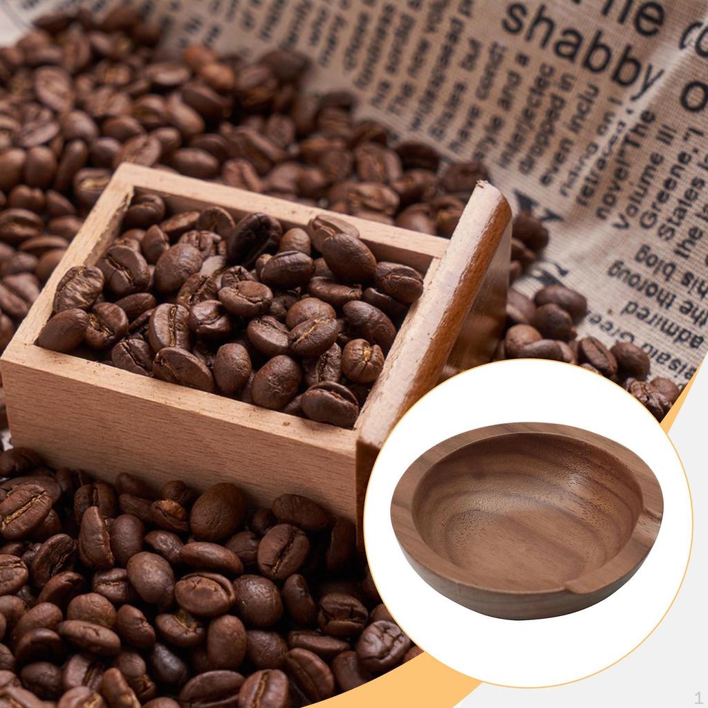 Мерная чашка для кофейных зерен из массива дерева для любителей, совок для чайного листа