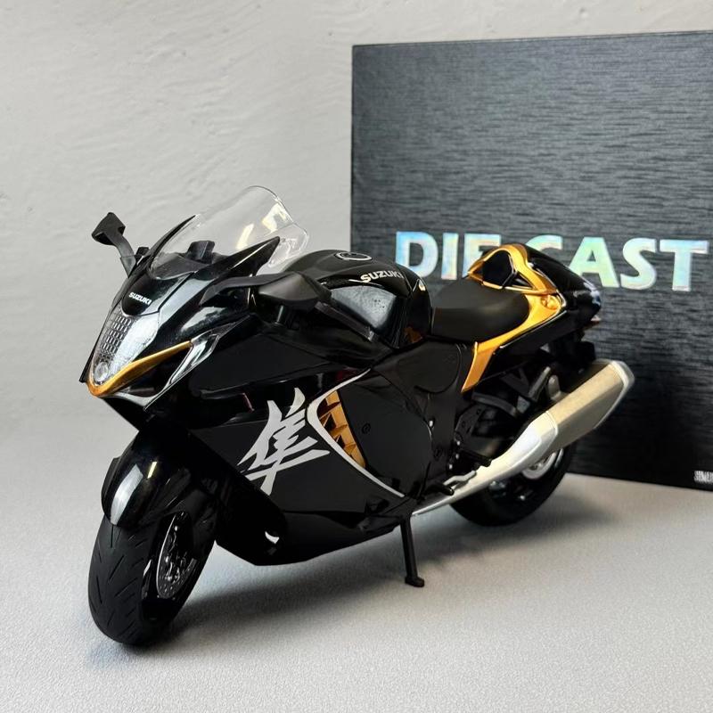 1:9 Suzuki Hayabusa GSX-1300R Литой Модель Мотоцикла из Сплава Симуляция Коллекция Украшение Модное Украшение Подарок Для Детей