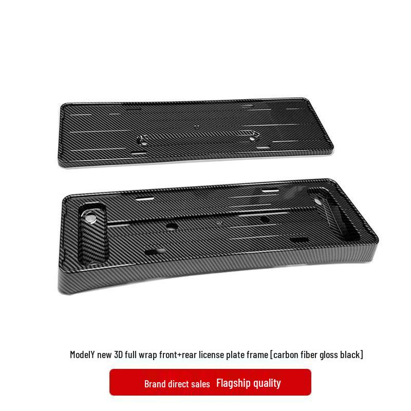 Tesla Model 3/Y License Plate Frame - New Version, Full Protection Holder