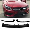Защитная накладка-диффузор переднего бампера для Mercedes-Benz C-Class W205 2014-2018 C200 C250 C300 C400