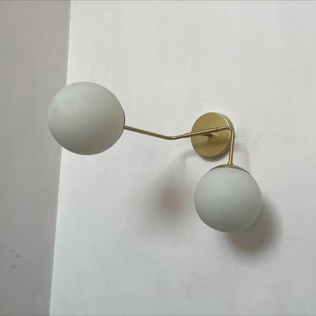 Декоративный настенный светильник бра 2 Globe Modern Wall Sconce Shade lamp Mid Century Wall Light Fixture Light for Home Décor