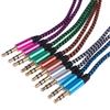 Male Nylon Earphone Micphone Adapter 3.5 Mm Audio Cable Cable Cord Adapter Digital Cables Aux Cable
