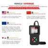 YA101 OBDII/EOBD считыватель кодов OBD2 сканер проверка батареи двигателя тестер полная функция OBD автомобильный диагностический инструмент автоматического сканирования