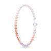 Collier - Pearls &amp; Colors - Perle de Culture d'Eau Douce 8-9 mm Rondes - Argent 925 - Femme