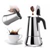 4/6 Cups Stainless Steel Italian Top Moka Espresso Cafeteira Expresso Percolator Stovetop Coffee Maker Moka Pot
