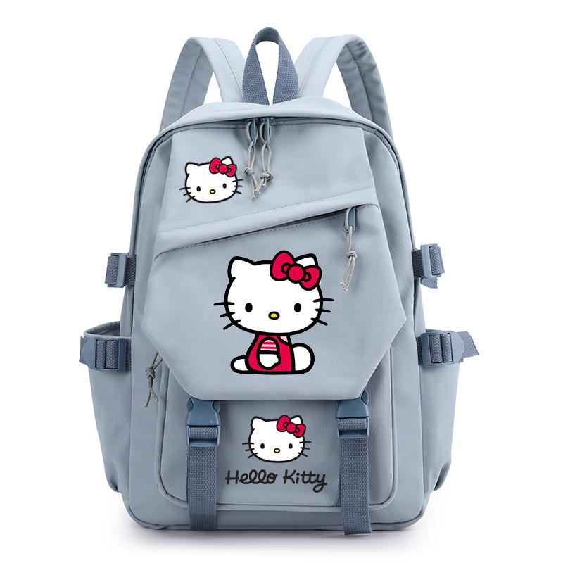 Hello Kitty School Backpack For Middle School And High School Fashionable Cartoon Nylon