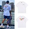 GALLERY DEPT American Tide Tie-Dye Graffiti Short-Sleeve T-Shirt