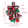 Christmas Vintage Bells Brooch Xmas Tree Shape Pins For Women Men Colorful Rhinestones New-Year Jewelry Garment Accessories