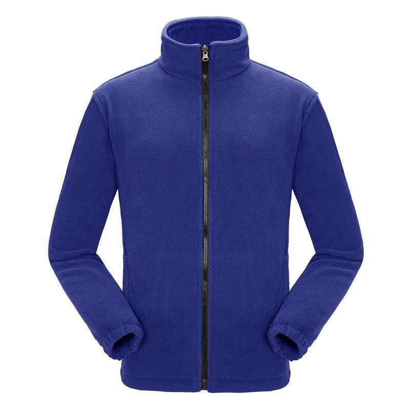Unisex Sports Outdoor Polar Fleece Jacket - Thick, Warm, Plus Velvet for Autumn and Winter