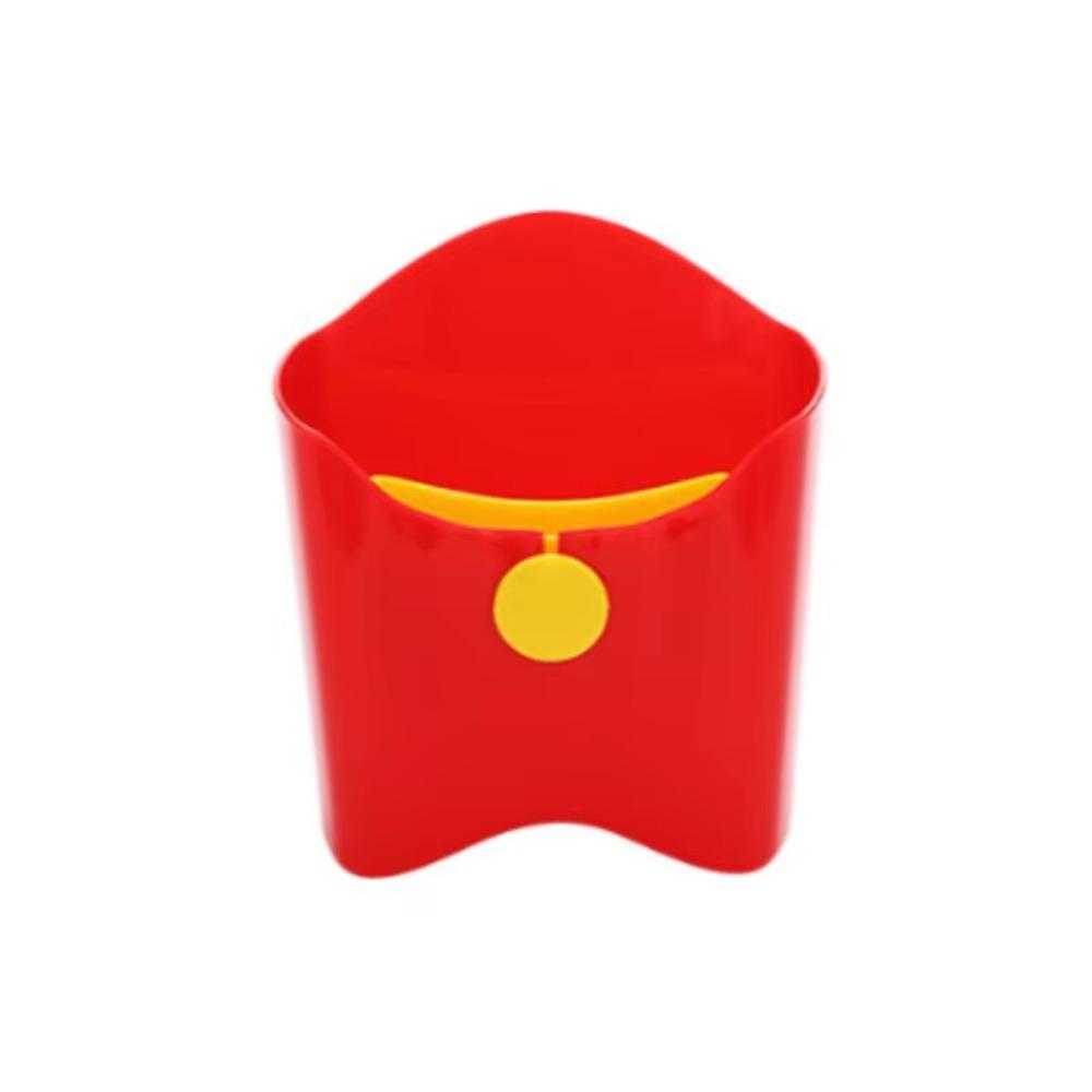 with Dip Compartment Snack Container 2 in 1 Dessert Plate French Fry Cup Kitchen Accessories