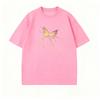2025 Autumn Butterfly  Graphic T Shirts Men's and Women's Cotton T-shirt Tee Casuai Short Sleeve Crewneck Top Fashion Streetwear