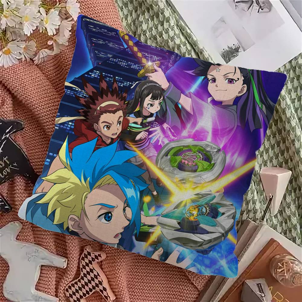 Anime Bbeyblade X Cushion Cover Inches Farmhouse Decor Home Throw Pillow Covers for Couch Decorations