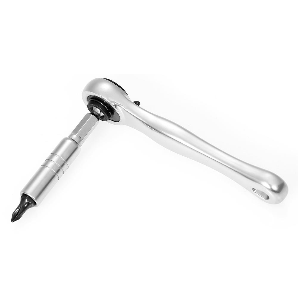 PENGGONG, 12 шт., мини-ключ с храповым механизмом, набор бит с трещоткой, четверть с приводом 1/4 дюйма