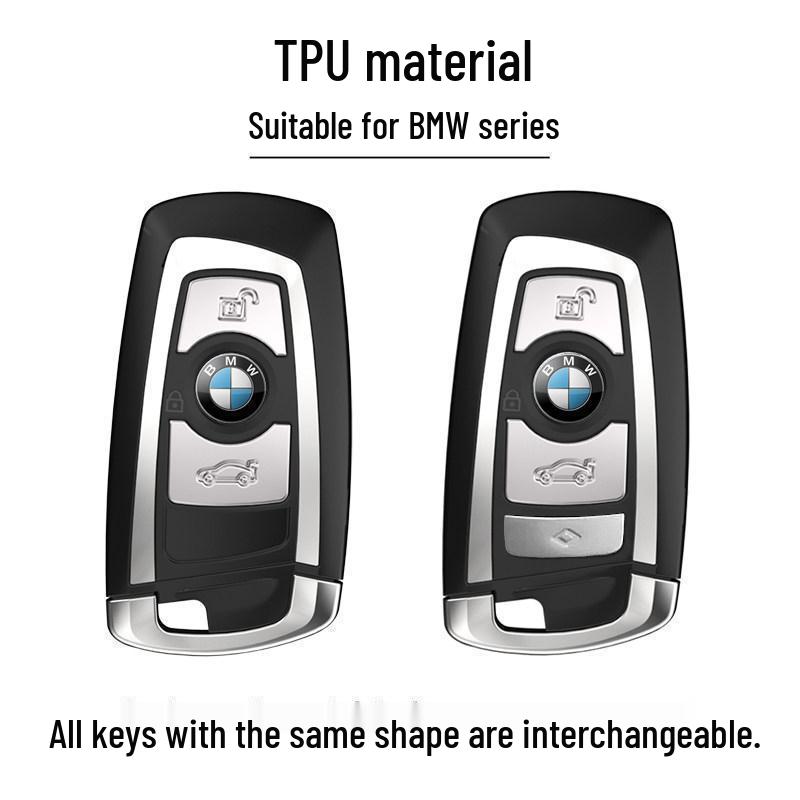 BMW X3 Key Case (2011-2016 Models) - Luxury Shell with Buckle, Simple Design for Men