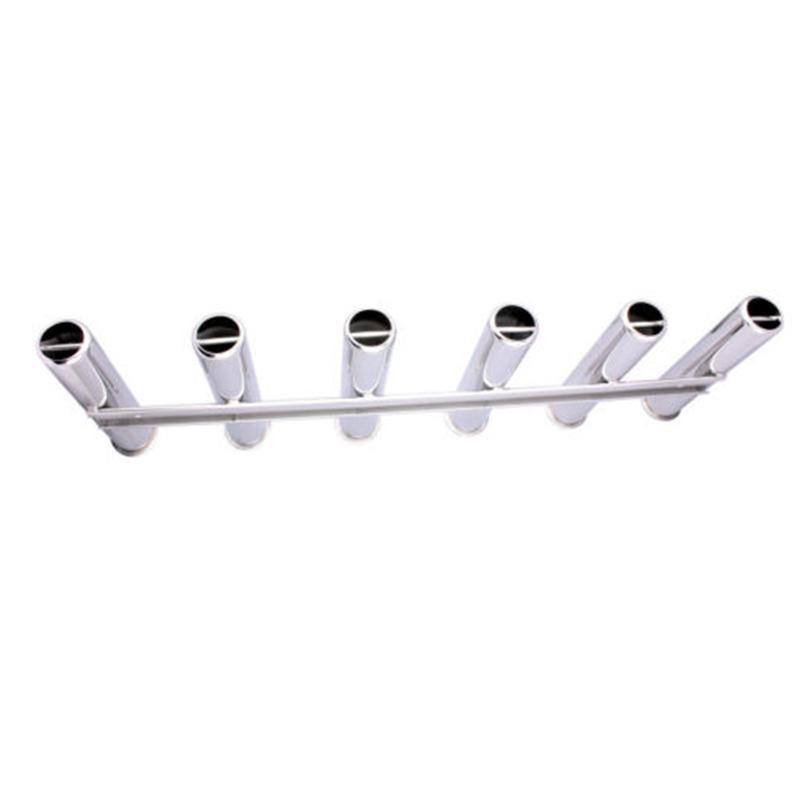 Boat Accessories The new arrival 6 Link Fishing Rod Holder 6 Tubes Rod Pod Rack Stainless Steel Boat Marine Yacht