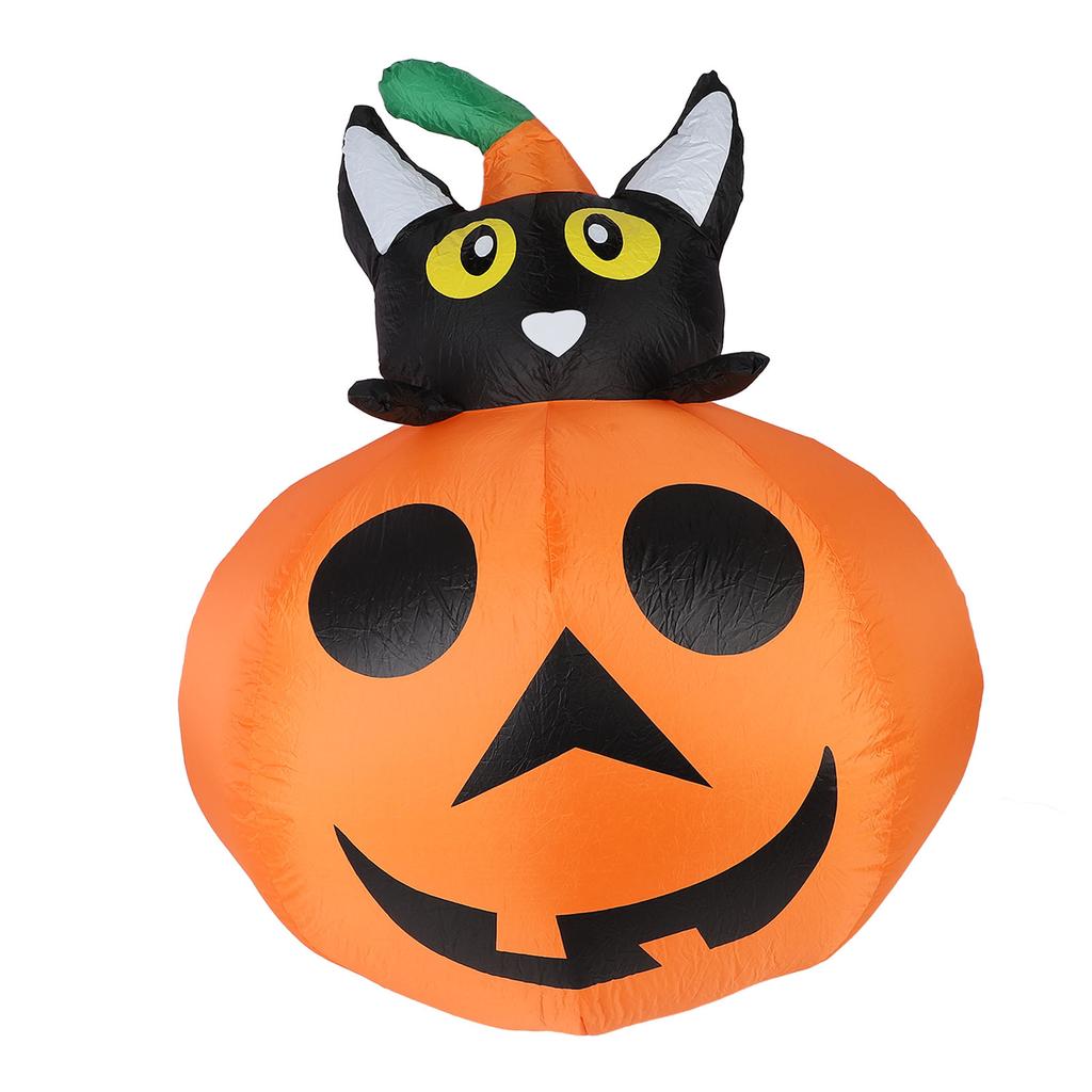 Надувные тыквы украшения 51.2 дюйма 210T полиэстер IP44 водонепроницаемый светодиодный светящийся взрыв