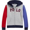 Polo Sweatshirt FW25 Baseball Logo Fleece Full Zip Hoodie Kids Hoodies 323964483-001
