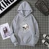 2025 Autumn Winter Couple Style Sunflower Skull Print Hoodie Men Women Casual Simple Top Streetwear Full Sleeve Decorated Hoodie