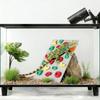 Climbing Wall for Reptiles, Reptile Tank Terrarium Accessories Habitat Decor for Bearded Dragons, Leopard Geckos, Lizards, Snakes, Tree Frogs,