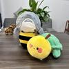 Cute fox friends, shark bee turtle honey flip turn into fox shark doll give girlfriend gift plush toy